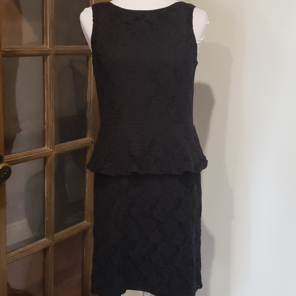 Emma & Michele Peplum style lace dress